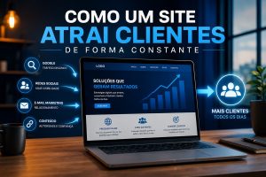 Como um site atrai clientes todos os dias